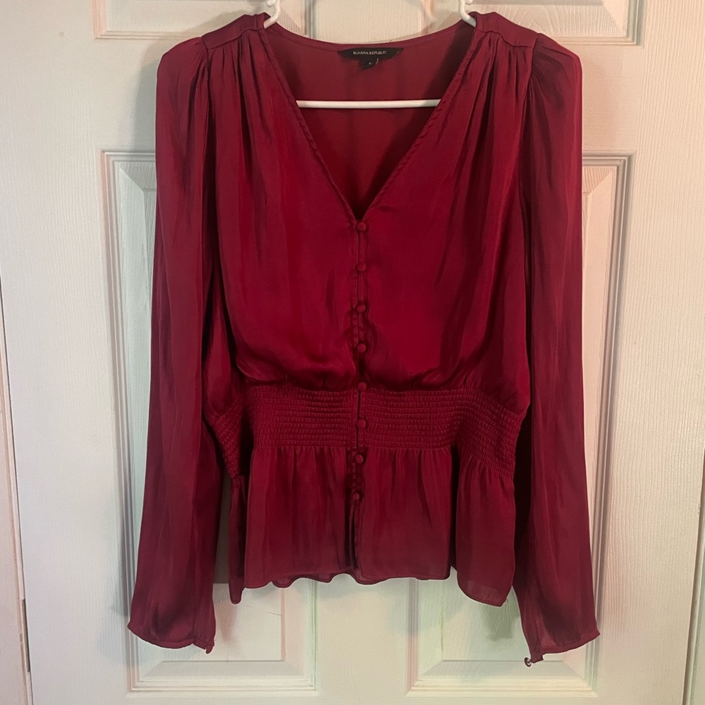 Banana Republic Satin Blouse